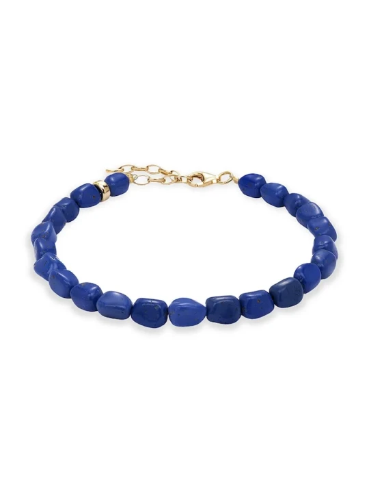 Zdjęcie produktu BERRIES bransoletka na kostkę damska Cornflower Anklet granatowy
