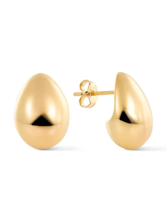 Zdjęcie produktu BERRIES kolczyki damskie srebrne pozłacane Eternal no.1 Earrings złoty