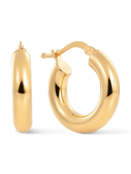 Zdjęcie produktu BERRIES kolczyki damskie srebrne pozłacane Eternal no. 10 Earrings złoty