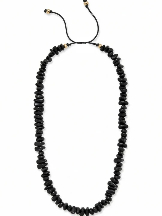 Zdjęcie produktu BERRIES naszyjnik damski Flora Black Necklace
