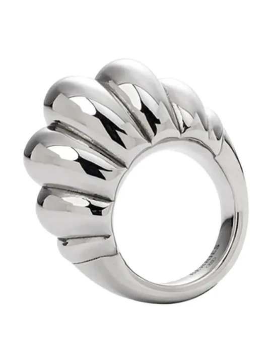 Zdjęcie produktu BERRIES pierścionek damski srebrny Groove silver ring