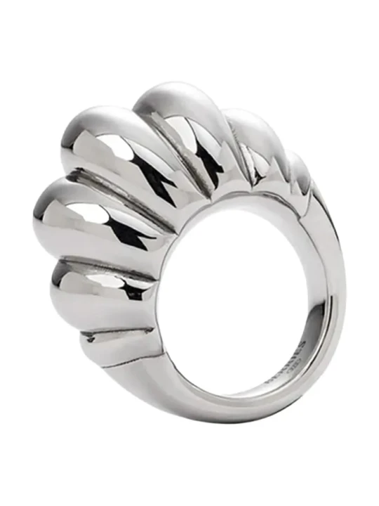 Zdjęcie produktu BERRIES pierścionek damski srebrny Groove silver ring