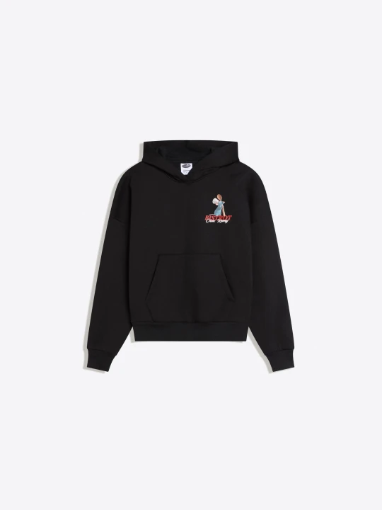 Zdjęcie produktu Bershka Bluza Z Kapturem Ratatouille Z Nadrukiem Kobieta Czarny