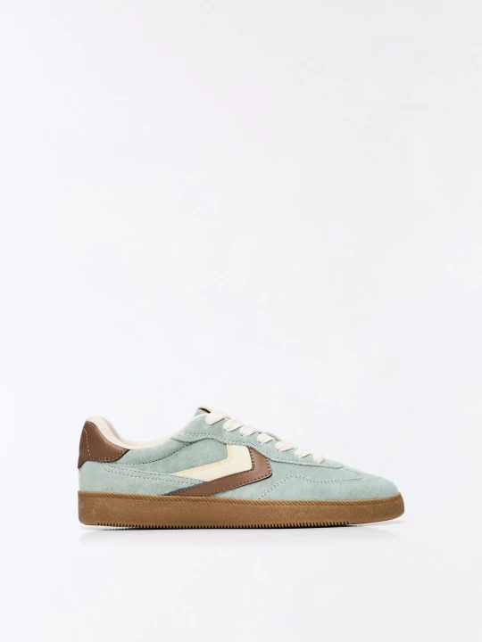 Zdjęcie produktu Bershka Buty Sportowe Retro Kobieta Niebieski