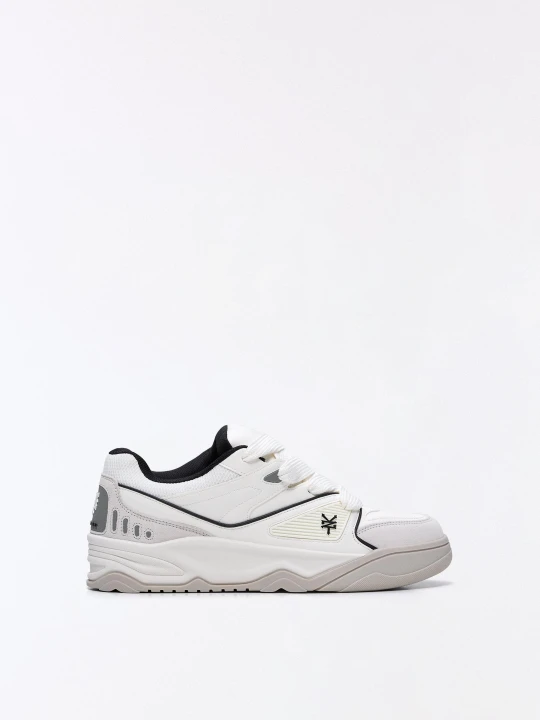 Zdjęcie produktu Bershka Buty Sportowe Skate Zoo York Mężczyzna Biały