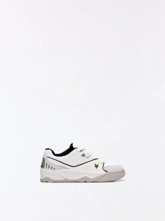 Zdjęcie produktu Bershka Buty Sportowe Skate Zoo York Mężczyzna Biały