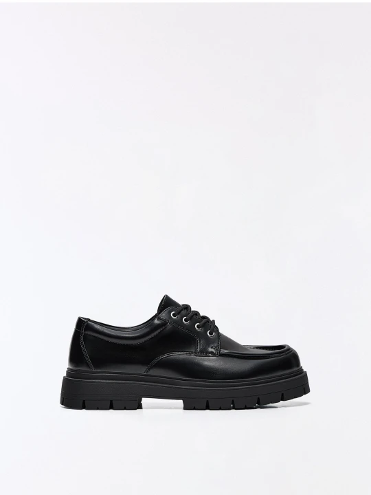 Zdjęcie produktu Bershka Buty Typu Blucher Mężczyzna Czarny