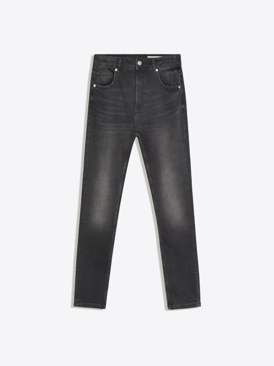 Zdjęcie produktu Bershka Jeansy O Kroju Skinny Mężczyzna Czarny