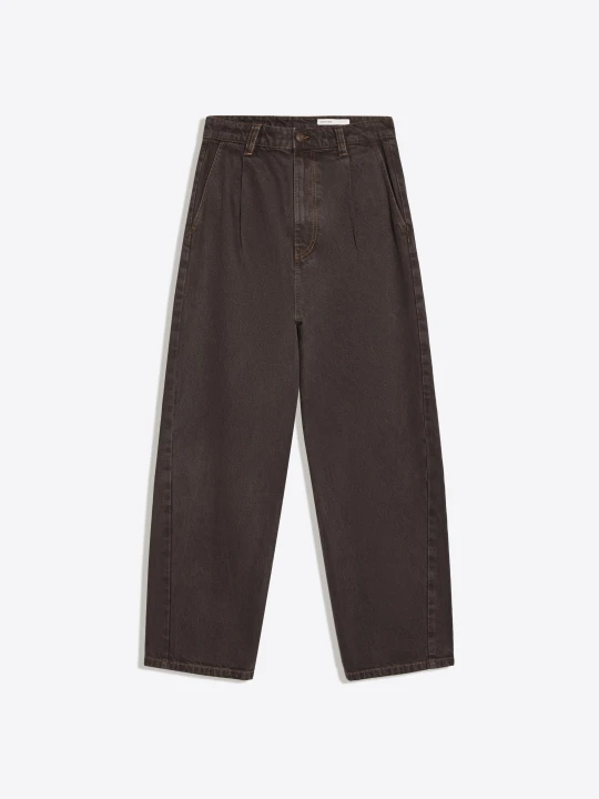 Zdjęcie produktu Bershka Jeansy O Kroju Wide Z Zaszewkami Mężczyzna Brązowy