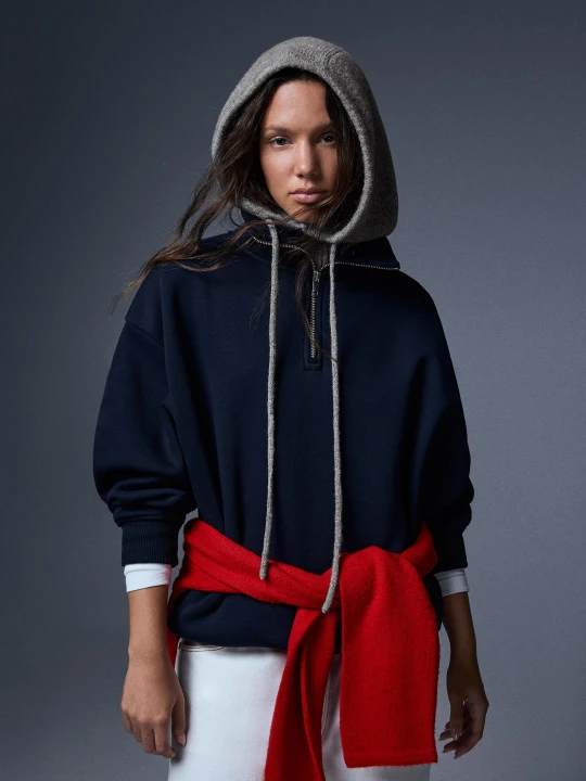 Zdjęcie produktu Bershka Kominiarka Z Dzianiny Kobieta Szary