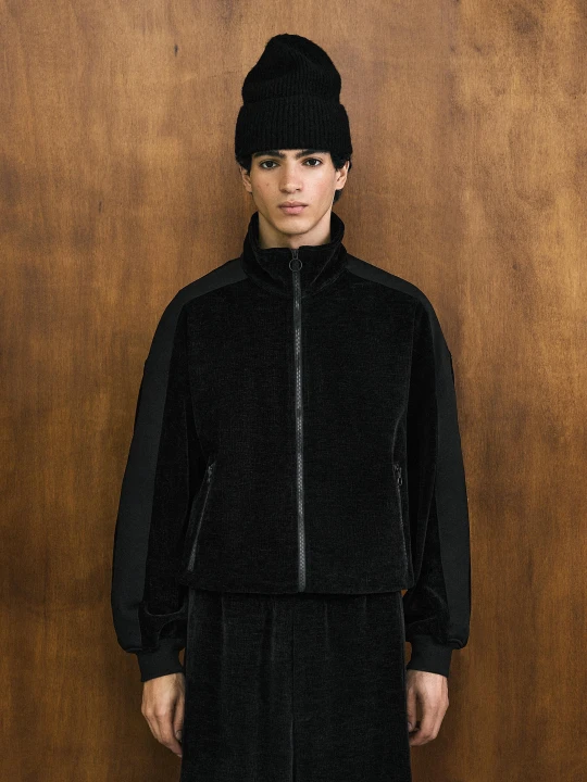 Zdjęcie produktu Bershka Kurtka Bomber Kontrast Mężczyzna Czarny