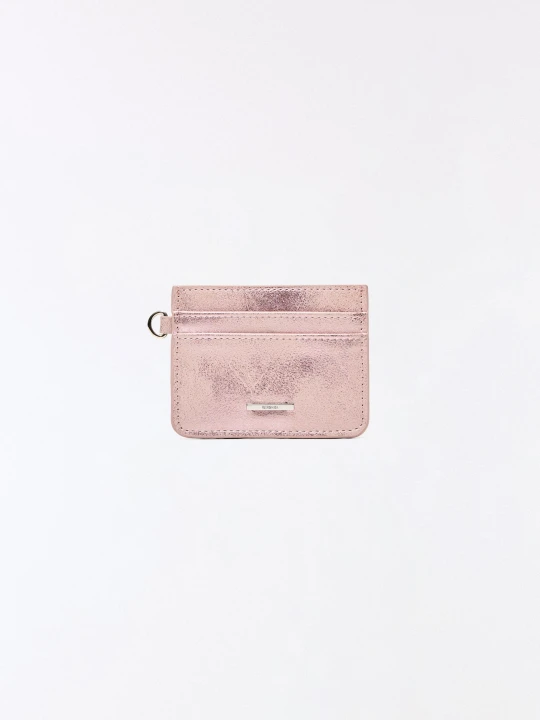 Zdjęcie produktu Bershka Mini Wizytownik Ze Sztucznej Skóry Kobieta Szary