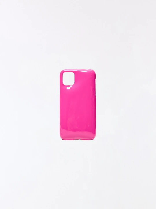 Zdjęcie produktu Bershka Pikowane Etui Na Telefon Kobieta Iphone 14 Pro Max Fuksja