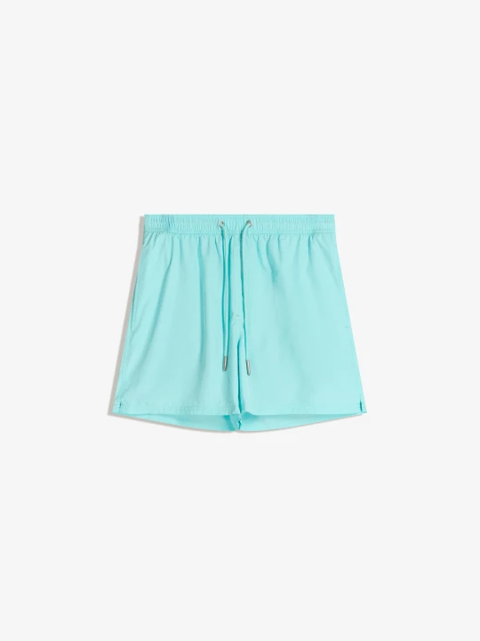 Zdjęcie produktu Bershka Podstawowy Strój Kąpielowy Mężczyzna Jasnoniebieski