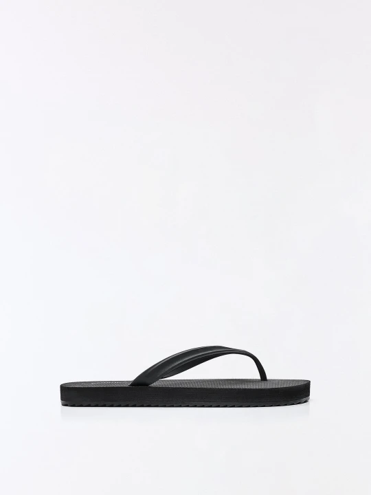 Zdjęcie produktu Bershka Sandały Basic Thong Mężczyzna Czarny