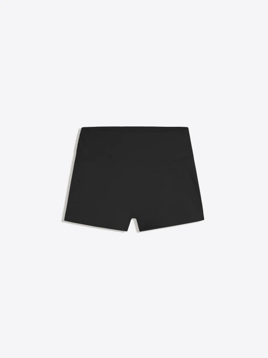 Zdjęcie produktu Bershka Shorty Z Tkaniny Technicznej Oddychające & Szybkoschnące Kobieta Czarny