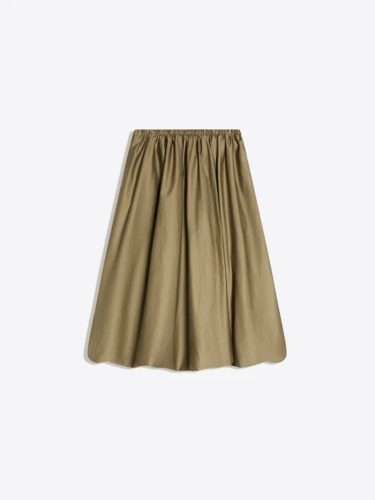 Zdjęcie produktu Bershka Spódnica Midi Balonowa Kobieta Khaki