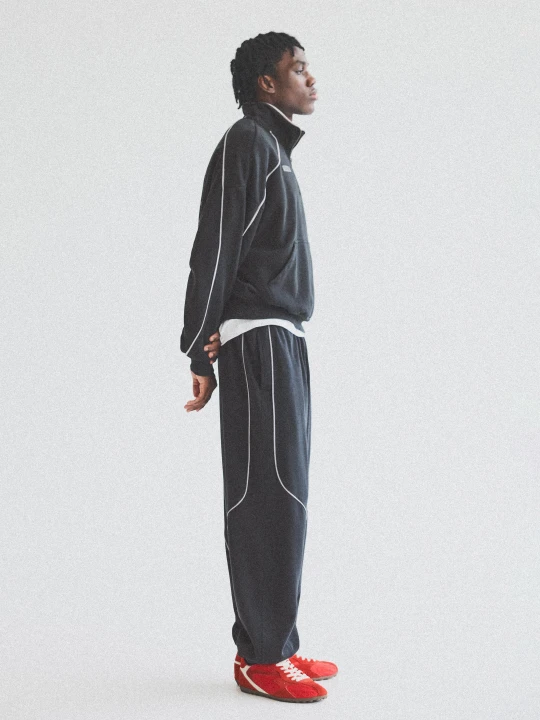 Zdjęcie produktu Bershka Spodnie Baggy O Kroju Baggy Jog Jogger, Pranie, Zapiętek I Mężczyzna Szary