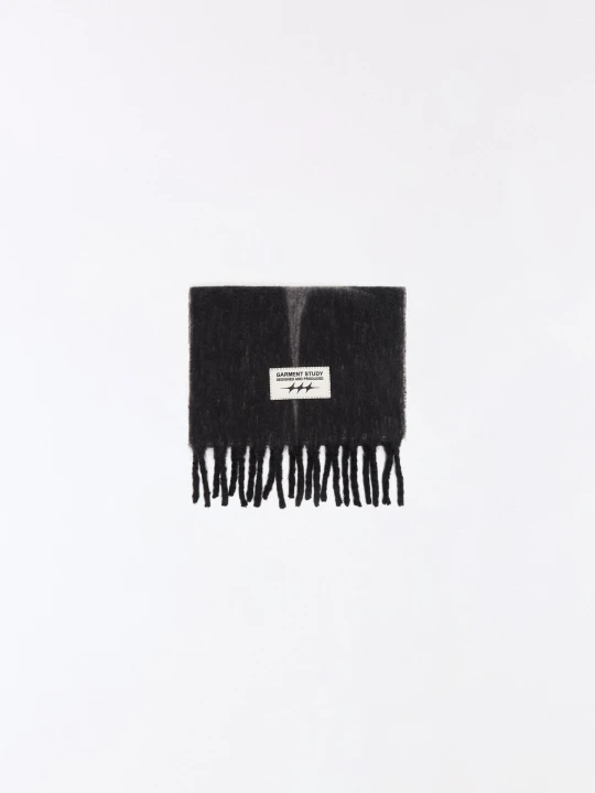 Zdjęcie produktu Bershka Szalik W Gwiazdy Mężczyzna Szary