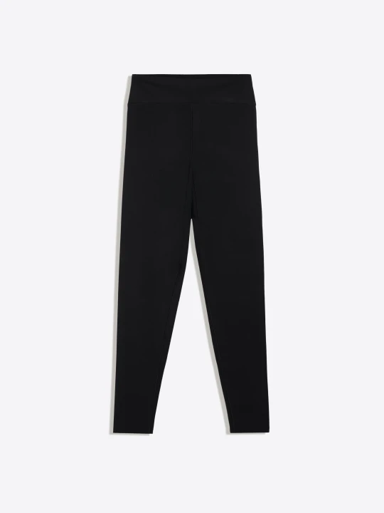 Zdjęcie produktu Bershka Legginsy Z Tkaniny Technicznej Oddychającej & Szybkoschnącej Kobieta Czarny