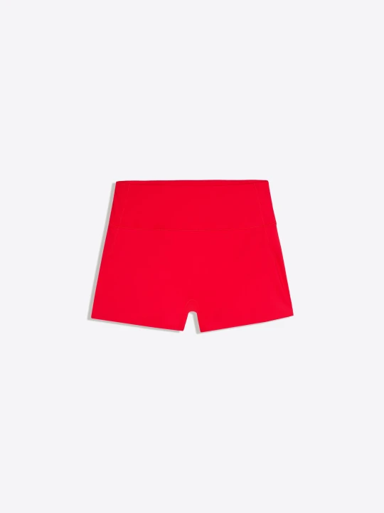 Zdjęcie produktu Bershka Szorty Z Tkaniny Technicznej Oddychające I Szybkoschnące Kobieta Czerwony