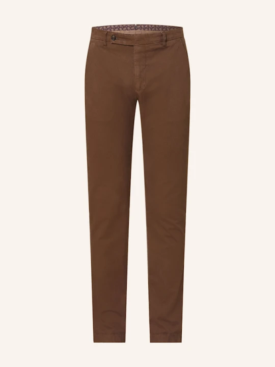 Zdjęcie produktu Berwich Chinosy Morello Slim Fit braun CIEMNOBRĄZOWY