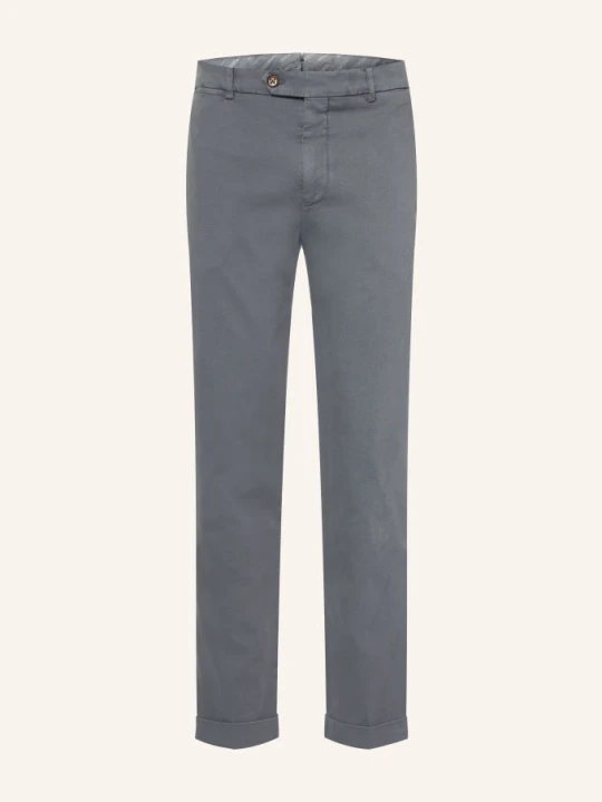 Zdjęcie produktu Berwich Chinosy Yretrolong O Kroju Slim Fit grau SZARY