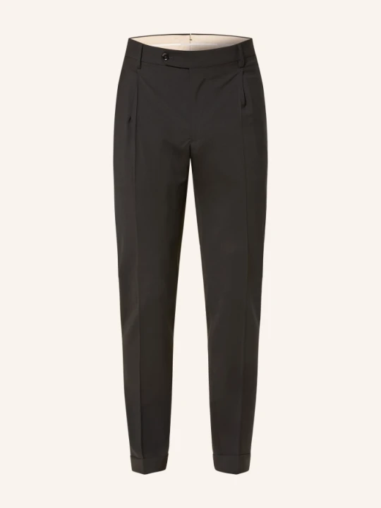 Zdjęcie produktu Berwich Spodnie Garniturowe Contemporary Fit schwarz CZARNY