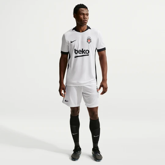 Zdjęcie produktu Beşiktaş J.K. Męskie dzianinowe spodenki piłkarskie Nike - Biel