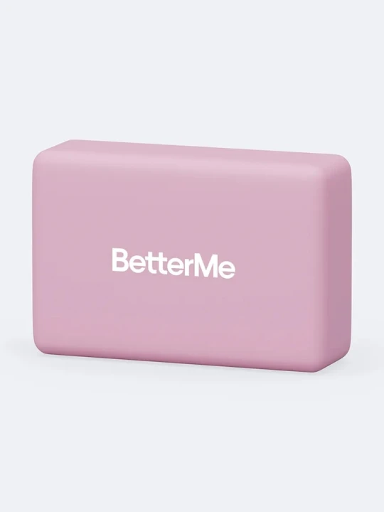 Zdjęcie produktu BetterMe klocek do jogi Soft Yoga różowy