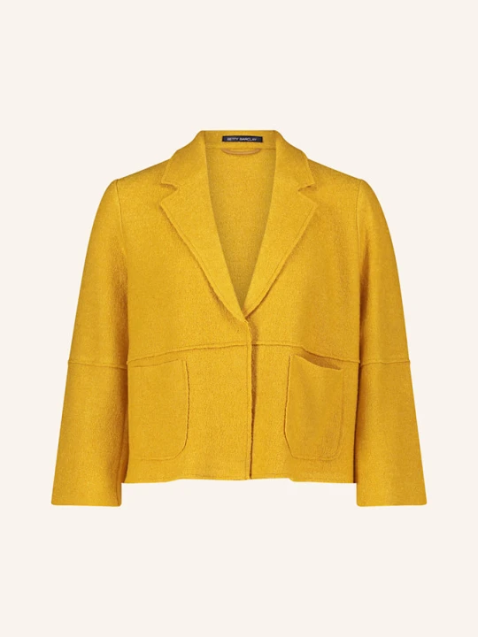 Zdjęcie produktu Betty Barclay Blezer Z Bouclé Z Rękawami 3 / 4 gelb CIEMNOŻÓŁTY