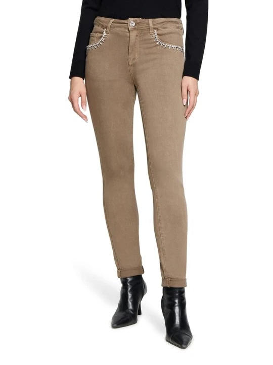 Zdjęcie produktu Betty Barclay Dżinsy - Slim fit - w kolorze beżowym rozmiar: 44