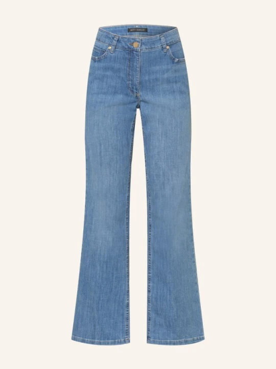 Zdjęcie produktu Betty Barclay Dżinsy Z Rozszerzanymi Nogawkami I Kryształkami blau 8619 Middle Blue Denim