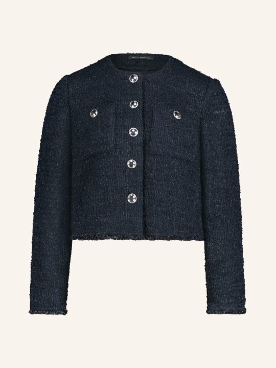 Zdjęcie produktu Betty Barclay Kurtka Z Bouclé Z Błyszczącą Przędzą blau GRANATOWY