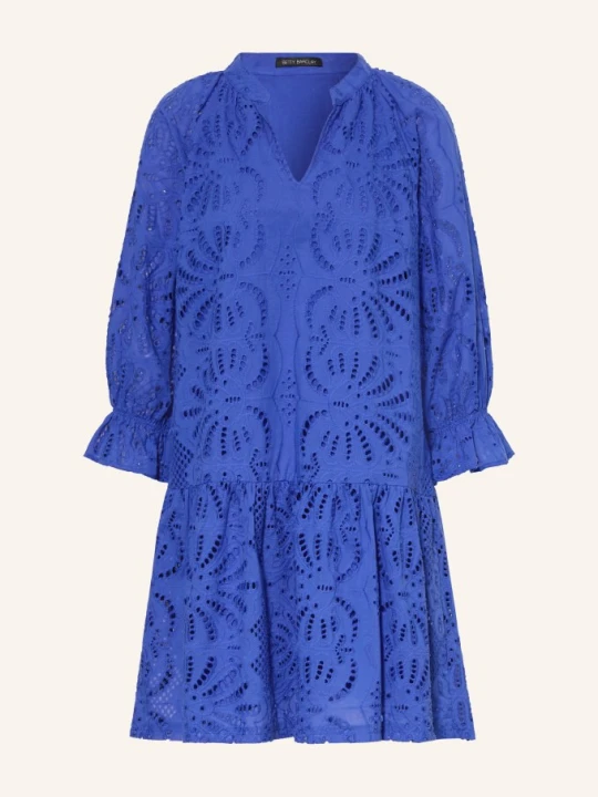 Zdjęcie produktu Betty Barclay Sukienka Z Koronki Ażurowanej Z Rękawami 3 / 4 blau NIEBIESKI