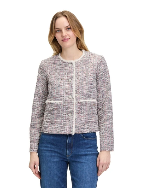 Zdjęcie produktu BETTY & CO Blezer w kolorze czarno-fioletowym rozmiar: 38