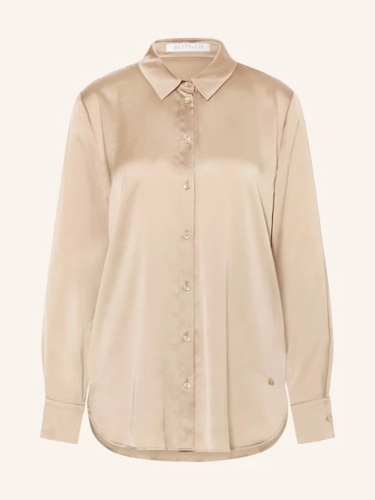 Zdjęcie produktu Betty&Co Bluzka Z Satyny beige Betty & Co