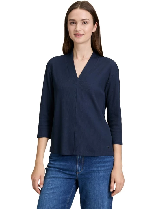 Zdjęcie produktu BETTY & CO Bluzka w kolorze granatowym rozmiar: XL