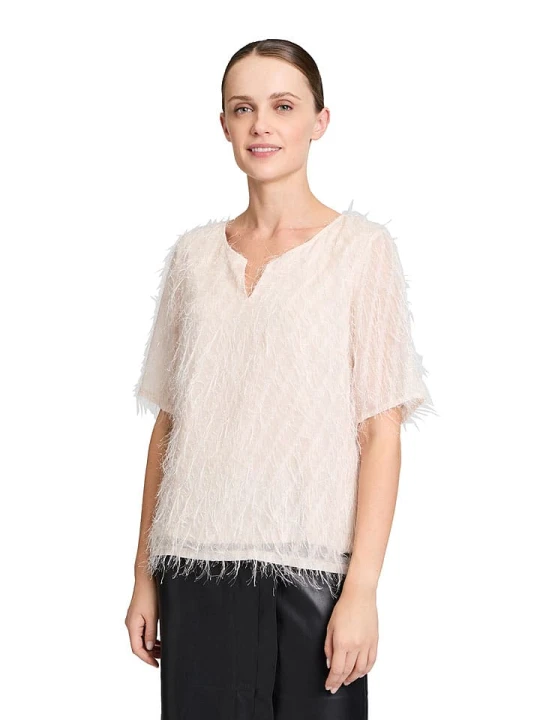 Zdjęcie produktu BETTY & CO Bluzka w kolorze kremowym rozmiar: 40
