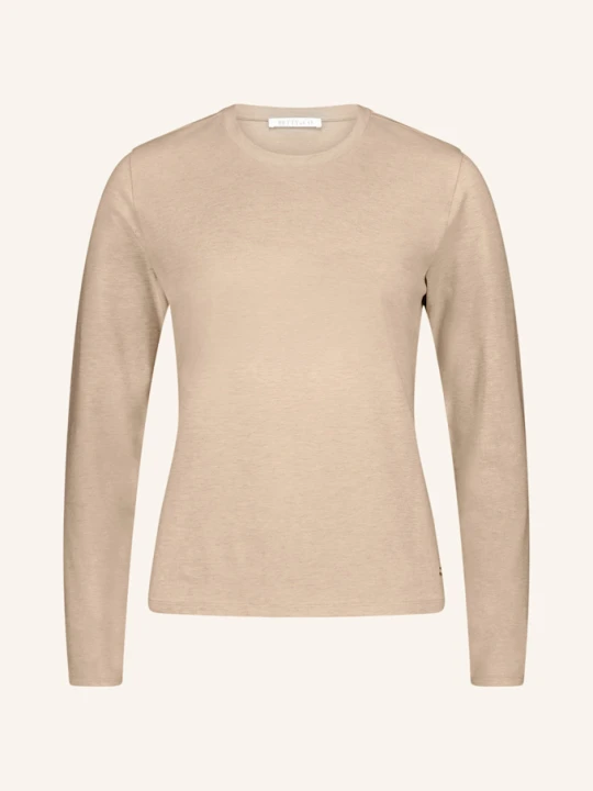 Zdjęcie produktu Betty&Co Koszulka Codzienna Z Okrągłym Dekoltem beige Betty & Co