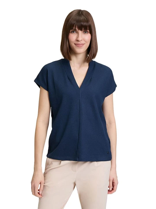 Zdjęcie produktu BETTY & CO Koszulka w kolorze granatowym rozmiar: XL