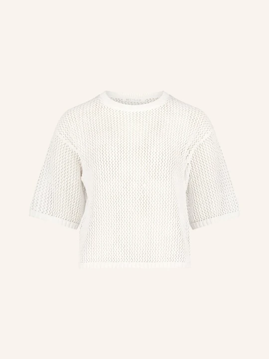 Zdjęcie produktu Betty&Co Koszulka Z Dzianiny weiss Betty & Co KREMOWY