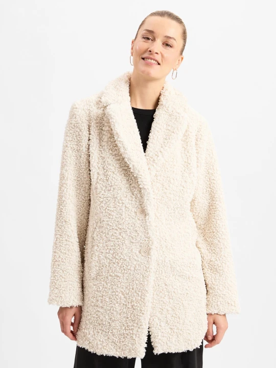 Zdjęcie produktu Betty & Co Krótki płaszcz Kobiety biały