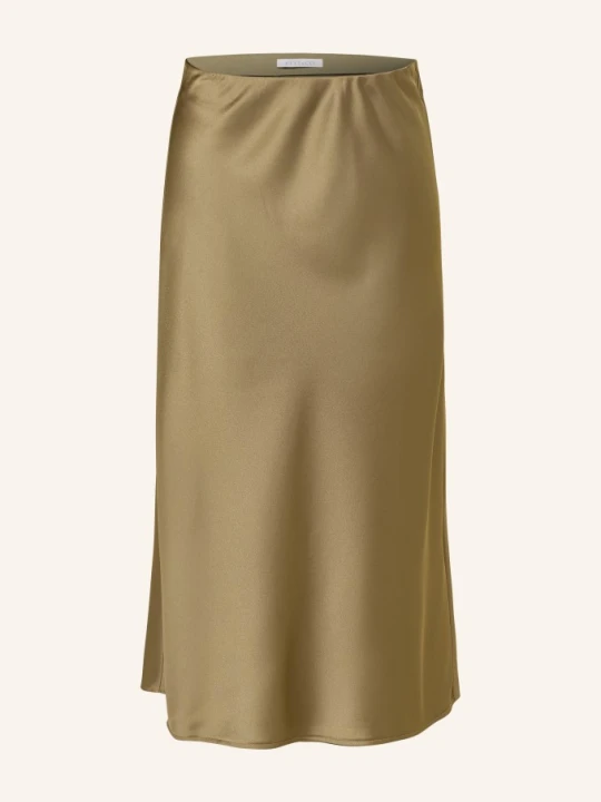 Zdjęcie produktu Betty&Co Satynowa Spódnica gruen Betty & Co OLIWKOWY