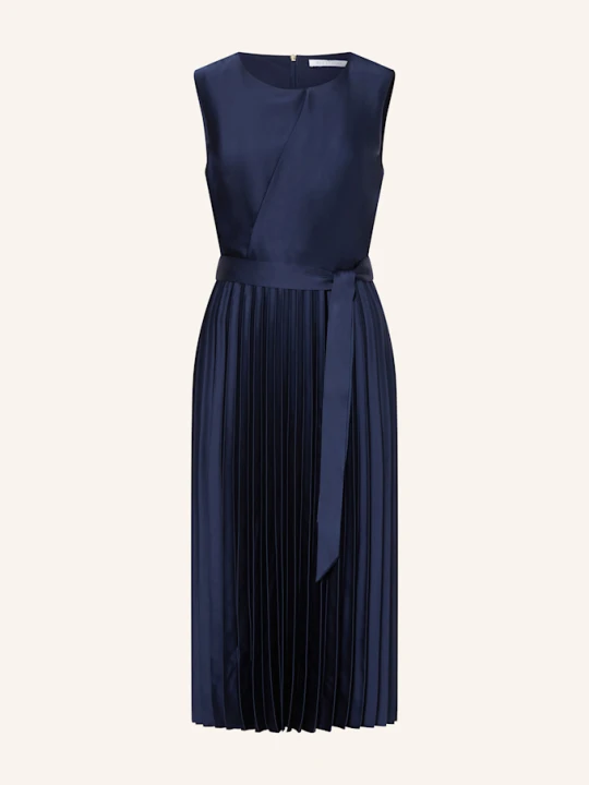 Zdjęcie produktu Betty&Co Sukienka Satynowa Plisowana blau Betty & Co GRANATOWY