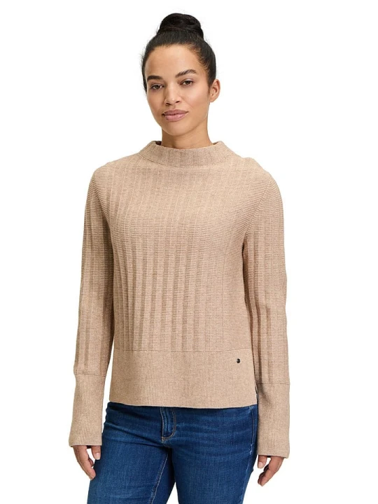 Zdjęcie produktu BETTY & CO Sweter w kolorze beżowym rozmiar: 46