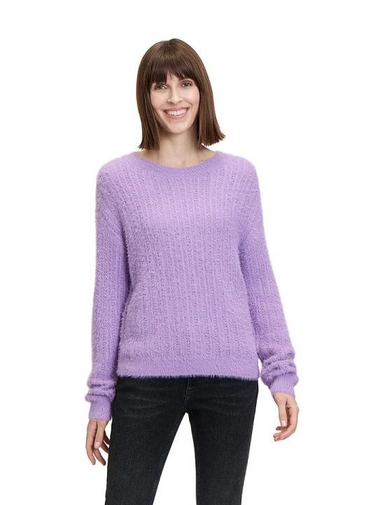 Zdjęcie produktu BETTY & CO Sweter w kolorze lawendowym rozmiar: 44