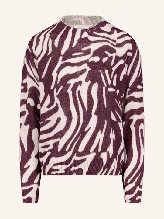 Zdjęcie produktu Betty&Co Sweter Z Dzianiny W Zwierzęcy Wzór rot Betty & Co