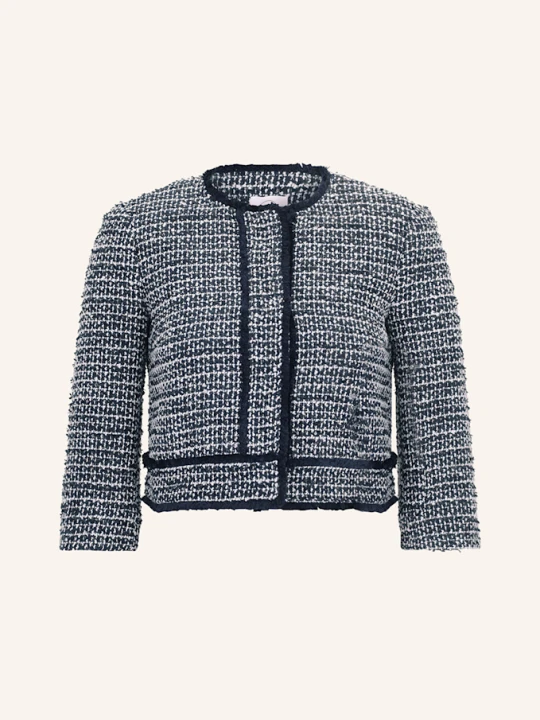 Zdjęcie produktu Betty&Co Żakiet Pudełkowy Z Bouclé Z Rękawem 3 / 4 blau Betty & Co