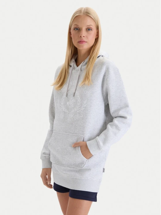 Zdjęcie produktu Beverly Hills Polo Club Bluza W126-BHLSS-1038-40M Szary Regular Fit